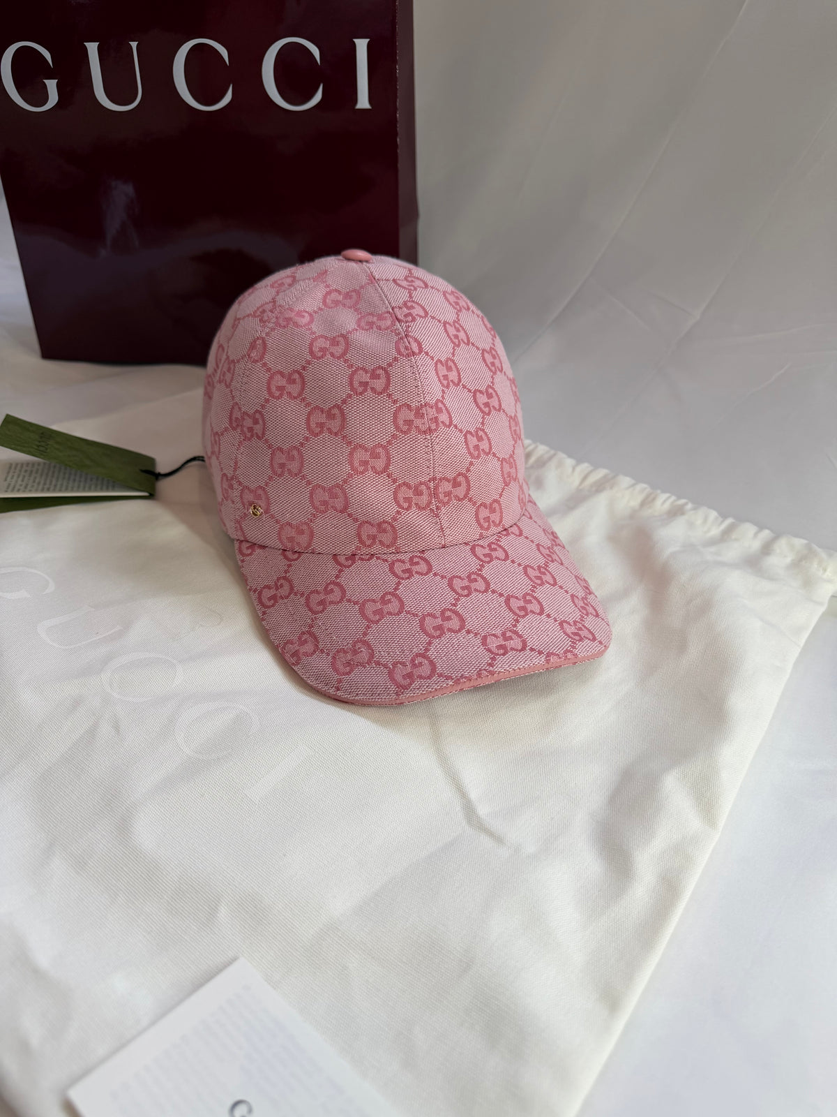 Casquette Gucci rose