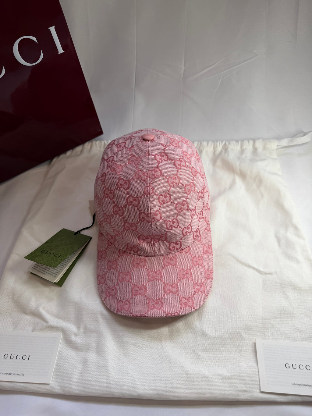 Casquette Gucci rose